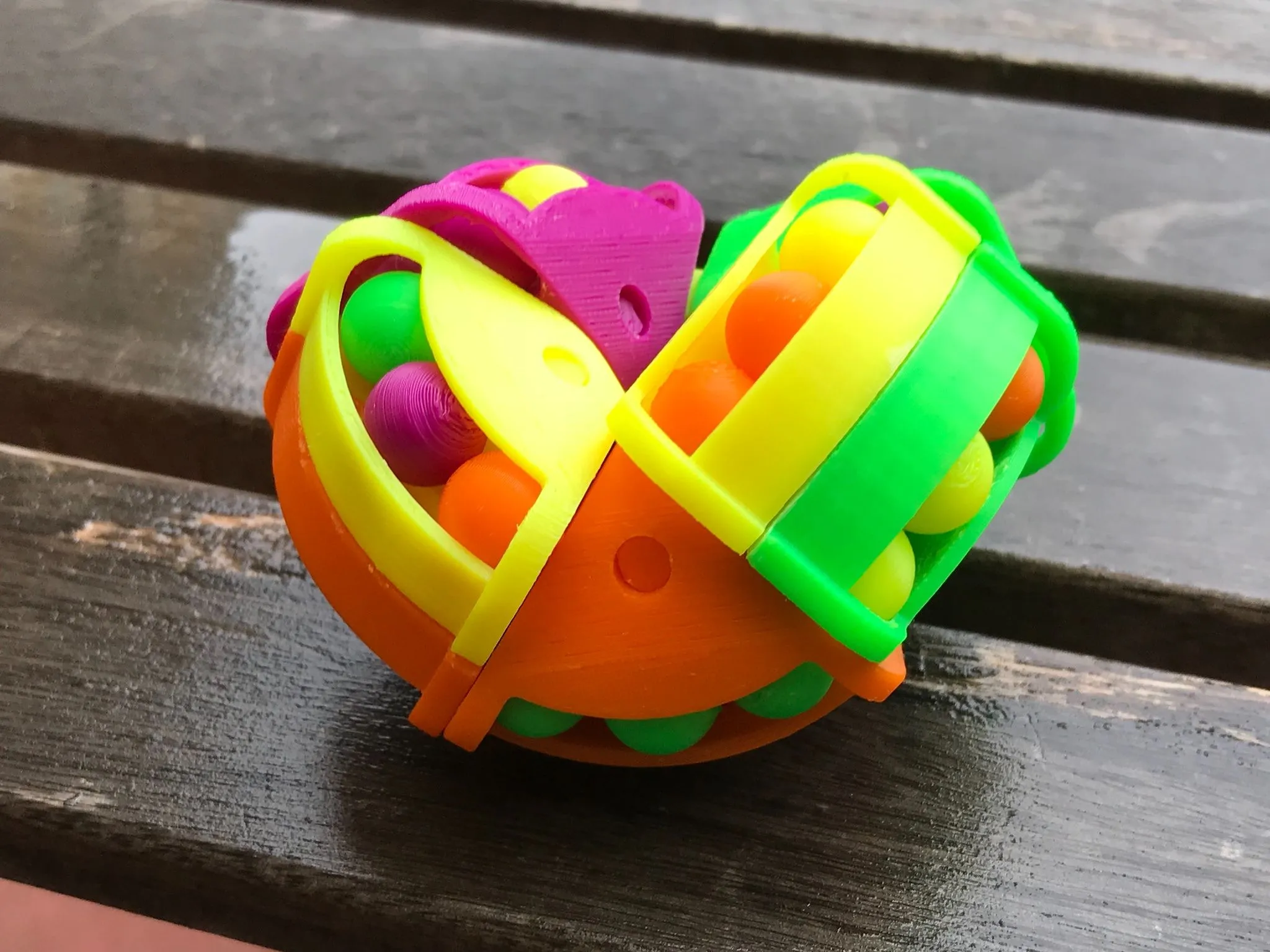 ASTROLABACUS puzzle, Citrus Four-Colour, view 2 of 4